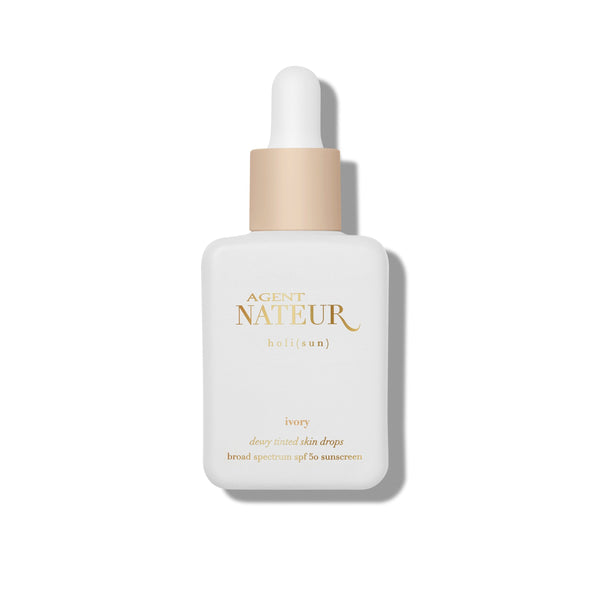 Agent Nateur Holi (sun) SPF 50 dewy tinted skin drops Ivory'