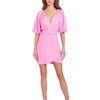 Amanda Uprichard Durand Mini Dress - Shocking Pink 