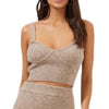 ASTR The Label Belmont Cami - Taupe Grey Marl 