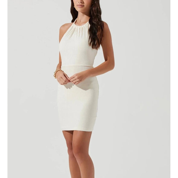 ASTR The Label Del Mar Mini Dress - Off White 
