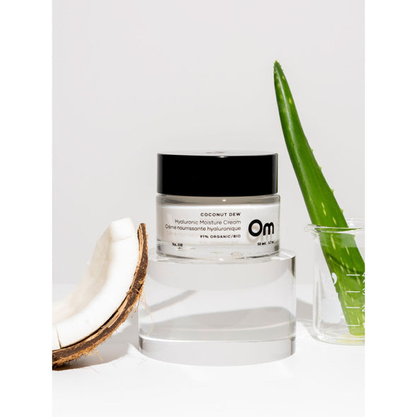 Om Organics Skincare Coconut Dew Hyaluronic Moisture Cream 