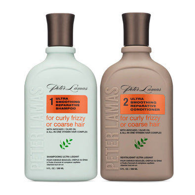 Peter Lamas Ultra Smoothing Curly Hair Shampoo + Conditioner 