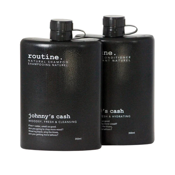 Routine Deodorant Johnny's Cash Energizing Shampoo + Conditioner