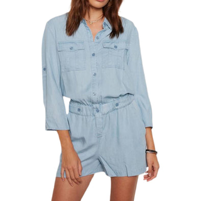 Tart Collections Dale Romper - Light Wash