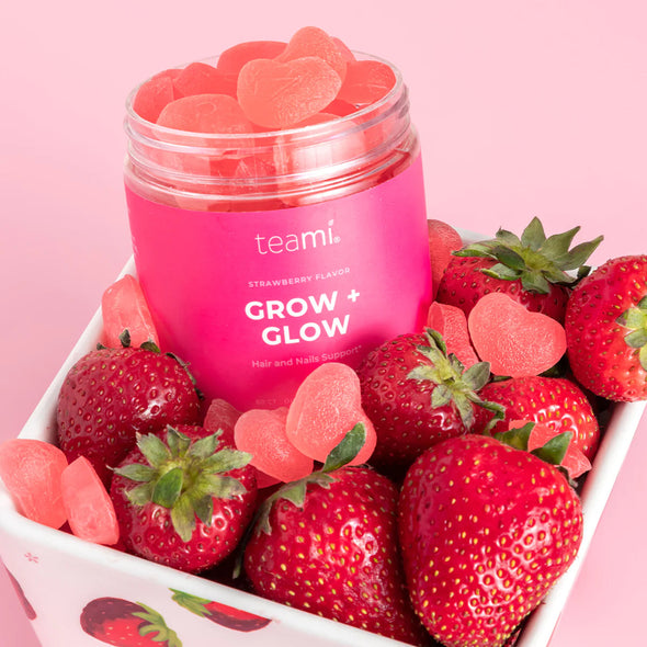 Teami Grow + Glow, Hair and Nails Support Gummy Vitamin 