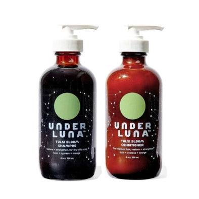 Under Luna Tulsi Bloom shampoo + Conditioner