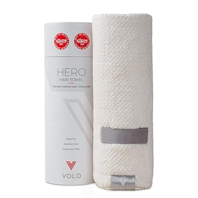 VOLO Beauty Hero Hair Towel Salt White