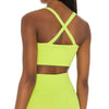 Year of Ours Bralette Ribbed Curve Top - Lime. 