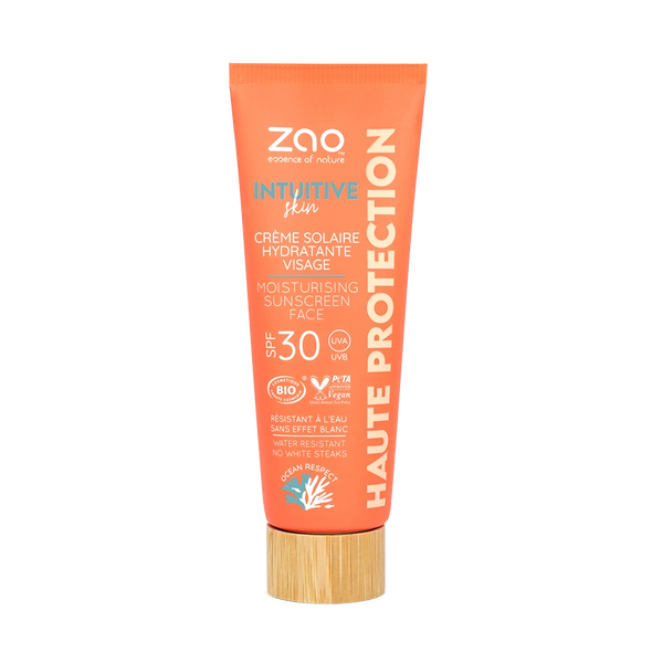 Zao Makeup Moisturizing Face Sunscreen - Vegan SPF 30