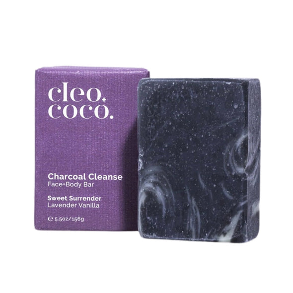 Cleo Coco Charcoal Cleanse Face + Body Bar