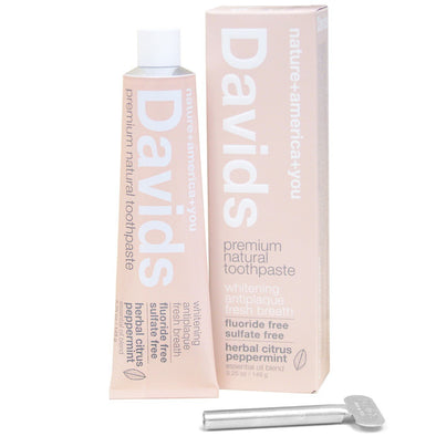 Davids Premium Natural Toothpaste / Herbal Citrus Peppermint