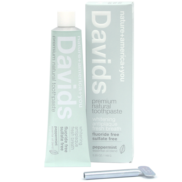 Davids Premium Natural Toothpaste Peppermint