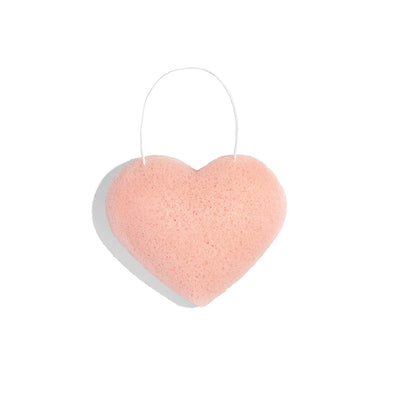 One Love Organics The Cleansing Sponge - Rose Clay Heart