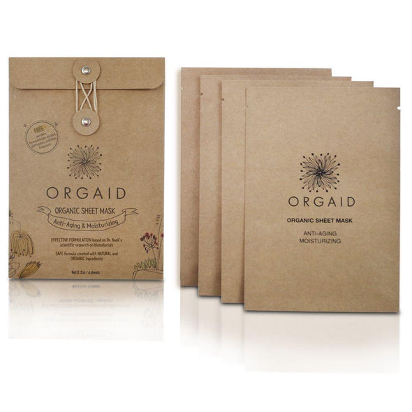 Orgaid Organic Sheet Mask | Anti-Aging & Moisturizing 