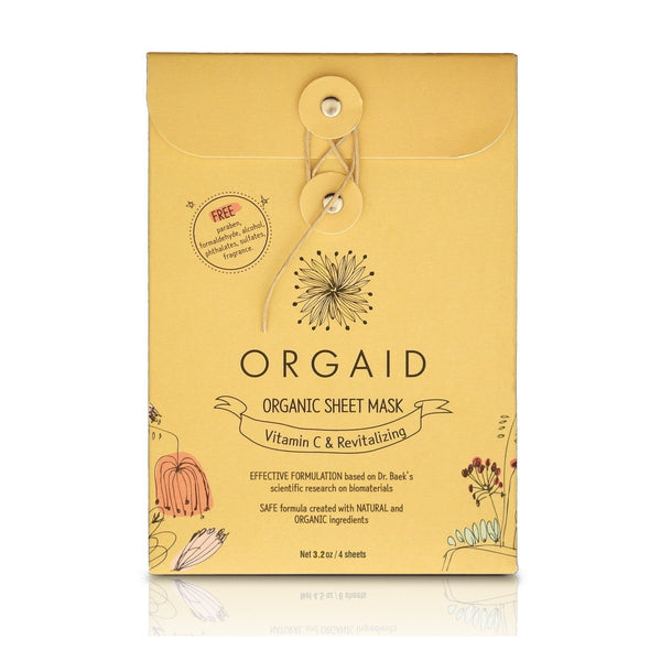 Orgaid Organic Sheet Mask | Vitamin C & Revitalizing