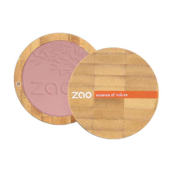Zao Organic Makeup Compact Blush 323 Dark Purple